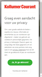 Mobile Screenshot of kollumercourant.nl
